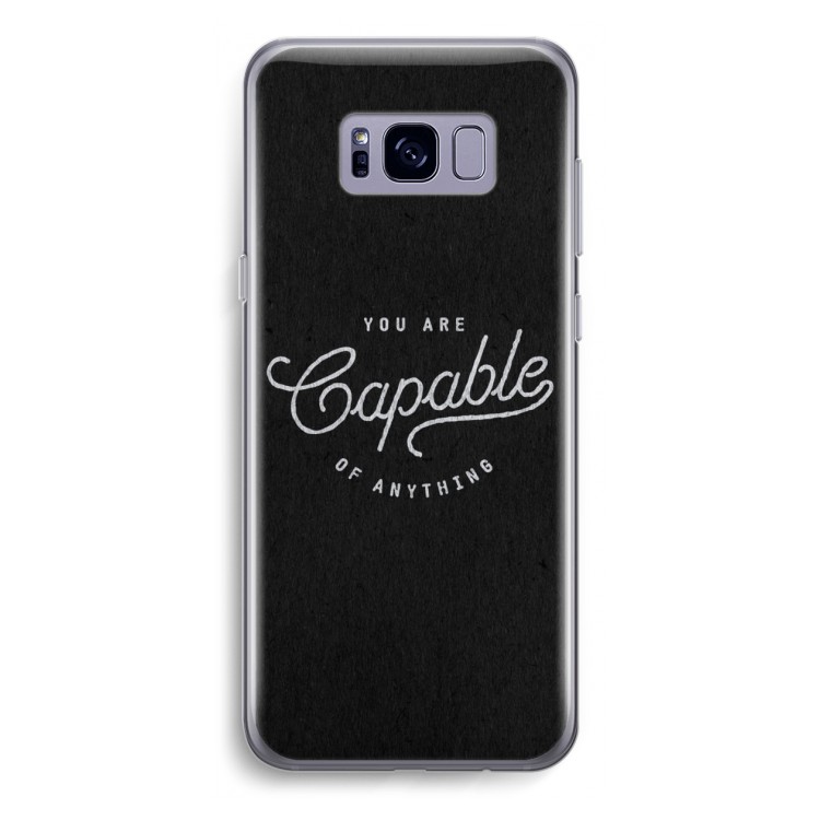 Capable: Samsung Galaxy S8 Transparant Hoesje