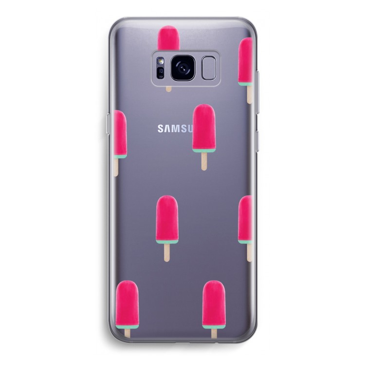Waterijsje: Samsung Galaxy S8 Transparant Hoesje