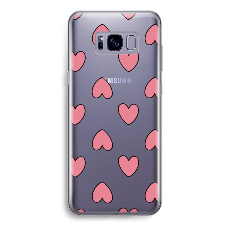 Ondersteboven verliefd: Samsung Galaxy S8 Transparant Hoesje