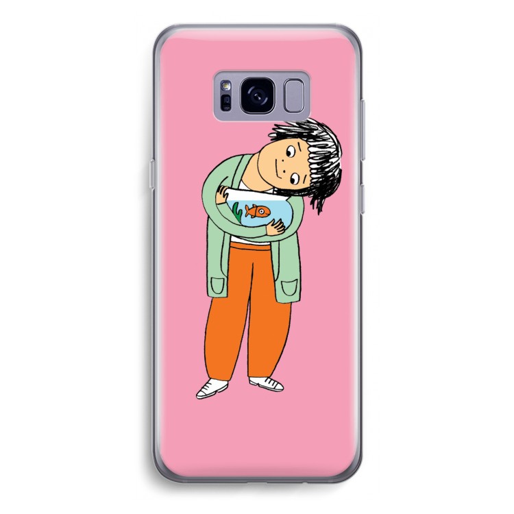 Visknuffel: Samsung Galaxy S8 Transparant Hoesje
