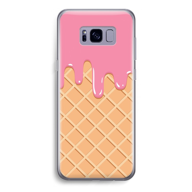 Ice cream: Samsung Galaxy S8 Transparant Hoesje