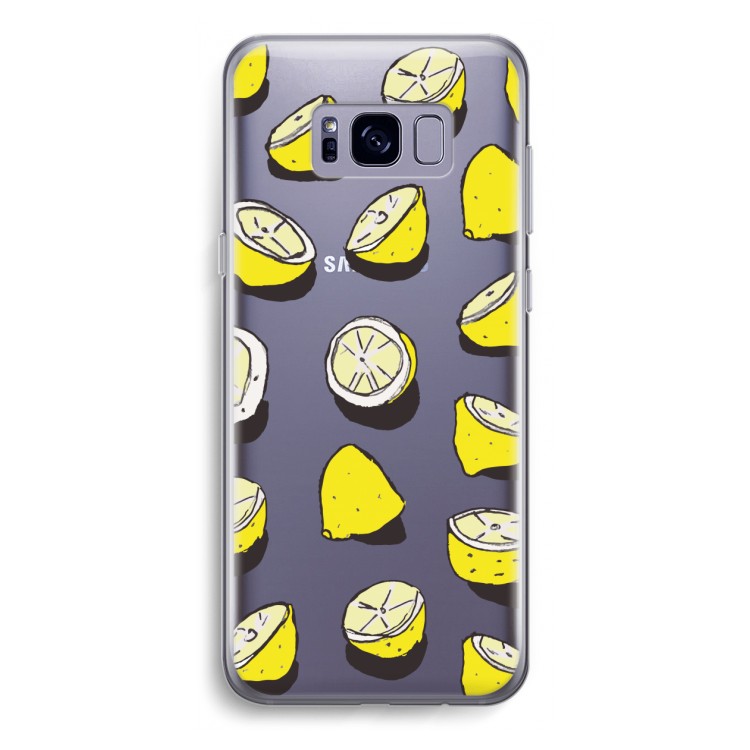 When Life Gives You Lemons...: Samsung Galaxy S8 Transparant Hoesje