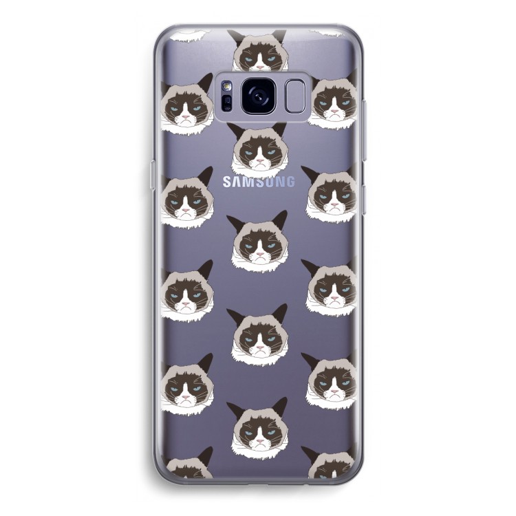 It's a Purrr Case: Samsung Galaxy S8 Transparant Hoesje