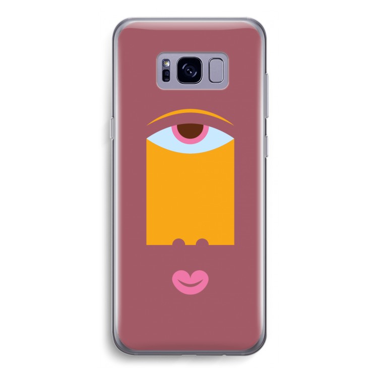 Mono V: Samsung Galaxy S8 Transparant Hoesje
