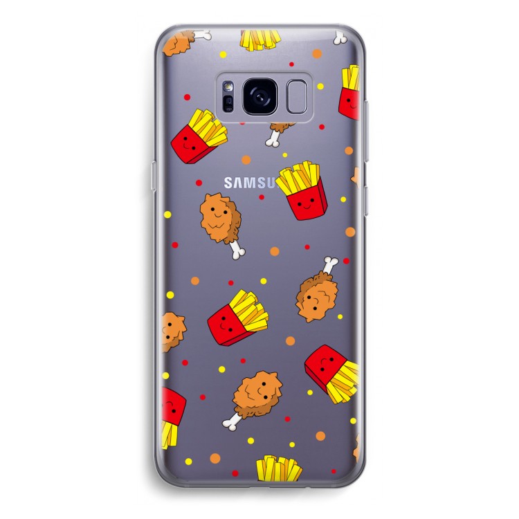 Chicken 'n Fries: Samsung Galaxy S8 Transparant Hoesje
