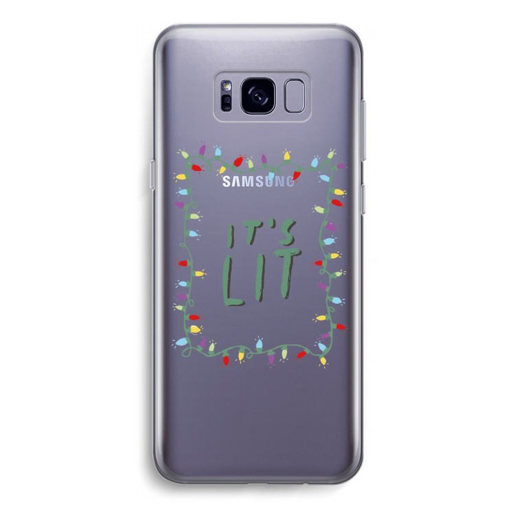 It's Lit: Samsung Galaxy S8 Transparant Hoesje