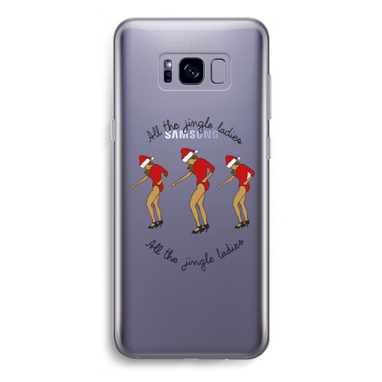 Jingle Ladies: Samsung Galaxy S8 Transparant Hoesje