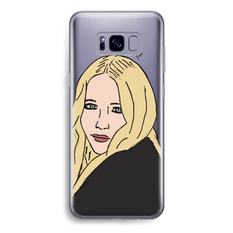 Mary Kate: Samsung Galaxy S8 Transparant Hoesje