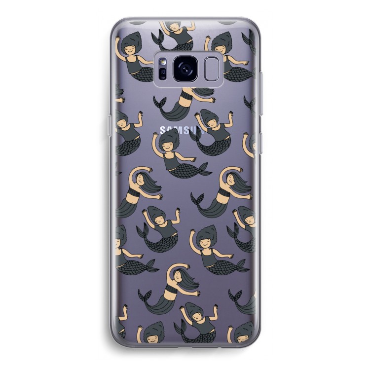 Zeemeermin: Samsung Galaxy S8 Transparant Hoesje