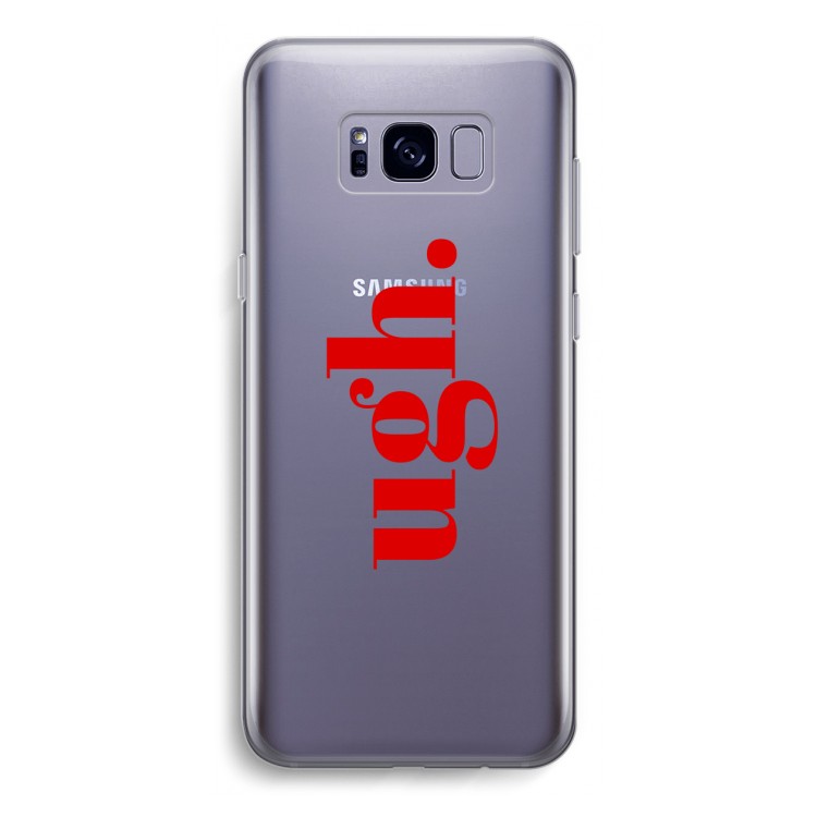 Ugh: Samsung Galaxy S8 Transparant Hoesje