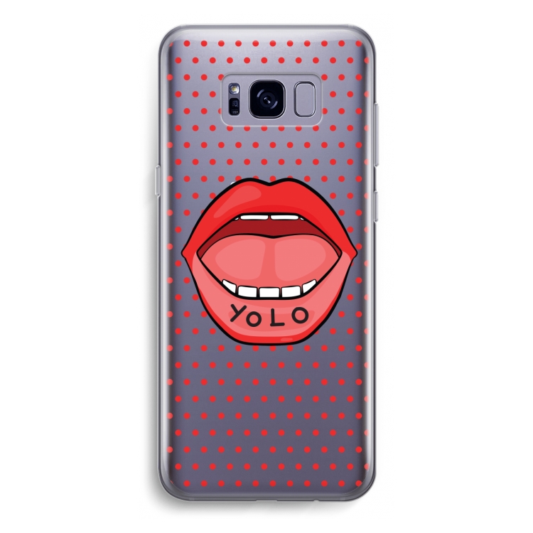 Yolo Denise: Samsung Galaxy S8 Transparant Hoesje