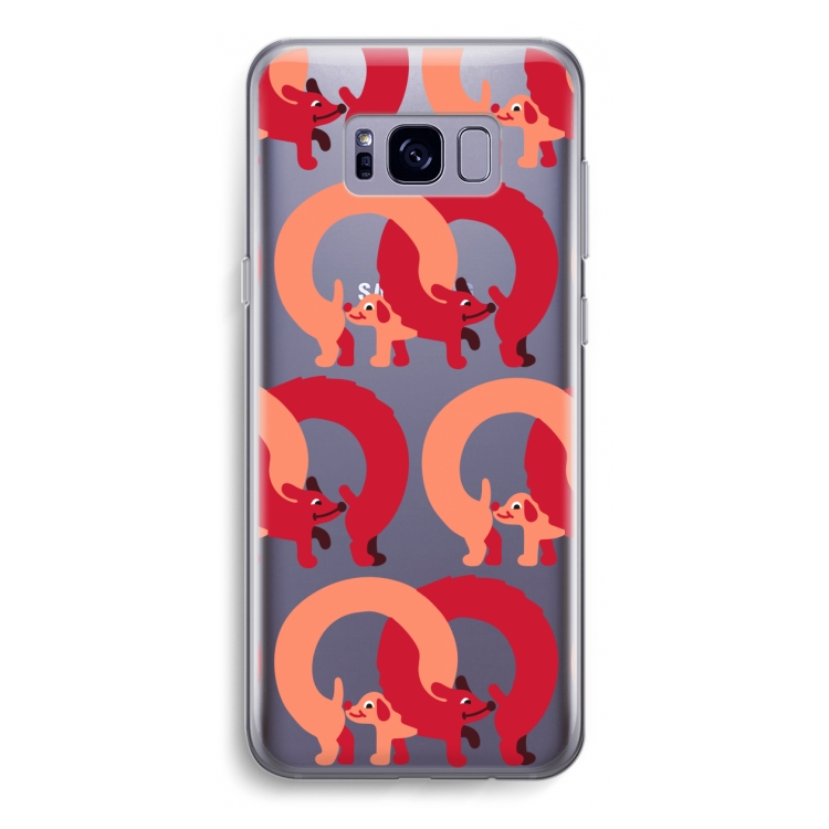 Dogs: Samsung Galaxy S8 Transparant Hoesje