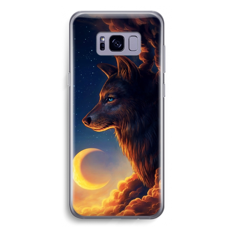 Night Guardian: Samsung Galaxy S8 Transparant Hoesje