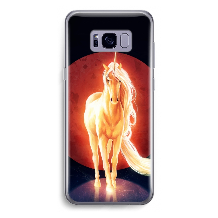 Last Unicorn: Samsung Galaxy S8 Transparant Hoesje