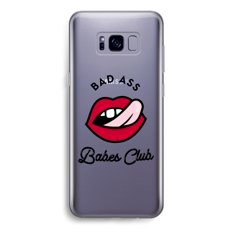 Badass Babes Club: Samsung Galaxy S8 Transparant Hoesje