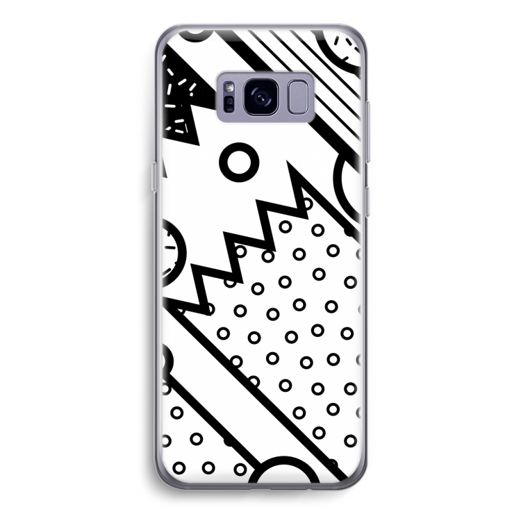 Pop Art #4: Samsung Galaxy S8 Transparant Hoesje
