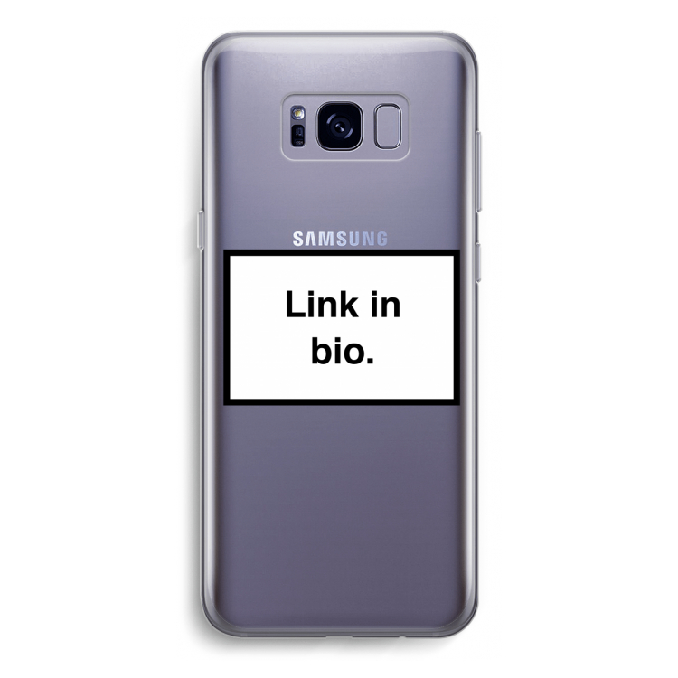 Link in bio: Samsung Galaxy S8 Transparant Hoesje
