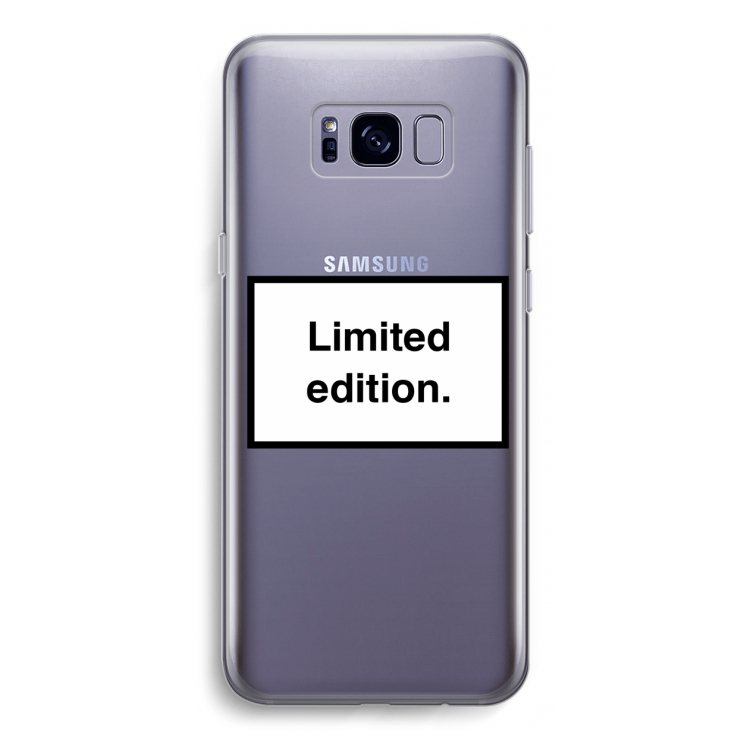 Limited edition: Samsung Galaxy S8 Transparant Hoesje