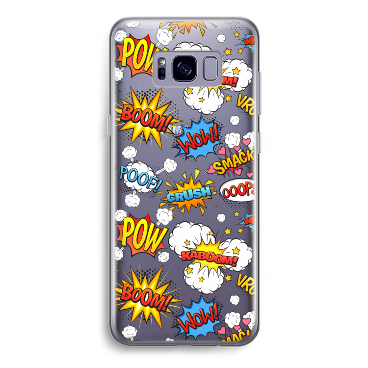 Pow Smack: Samsung Galaxy S8 Transparant Hoesje