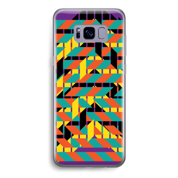 Skew Bee 2: Samsung Galaxy S8 Transparant Hoesje