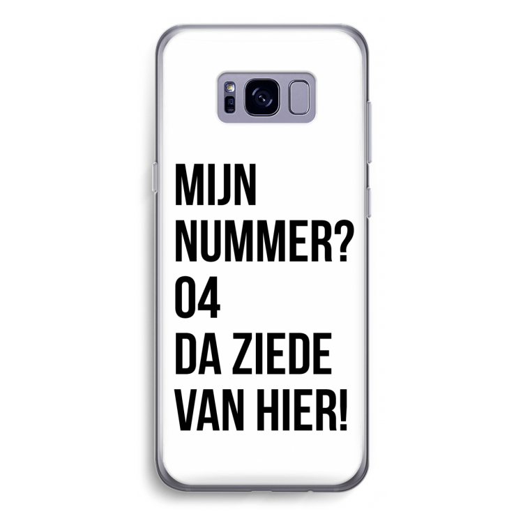 Da ziede van hier: Samsung Galaxy S8 Transparant Hoesje