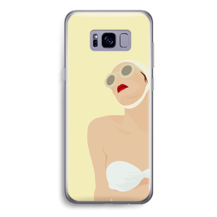 Summer: Samsung Galaxy S8 Transparant Hoesje