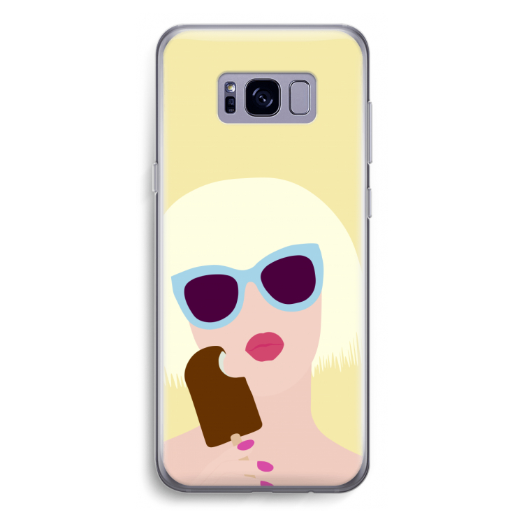 Ice cream: Samsung Galaxy S8 Transparant Hoesje