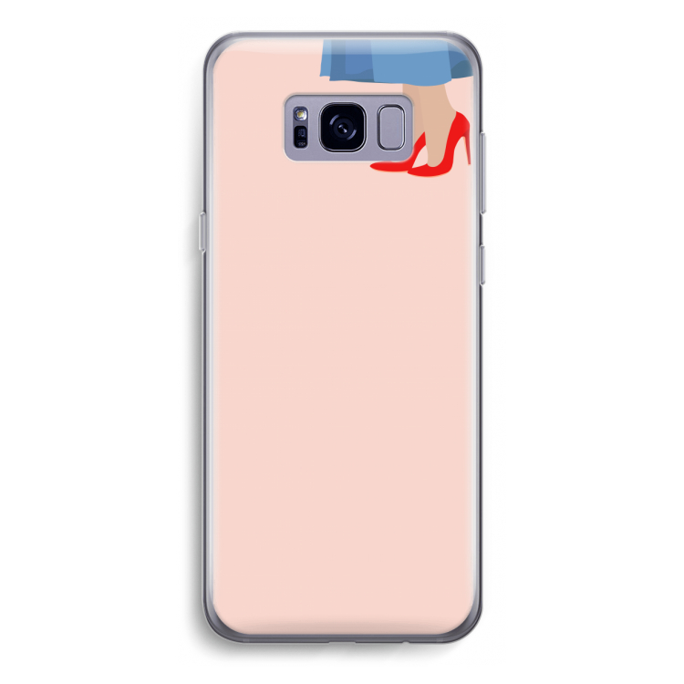 High heels: Samsung Galaxy S8 Transparant Hoesje
