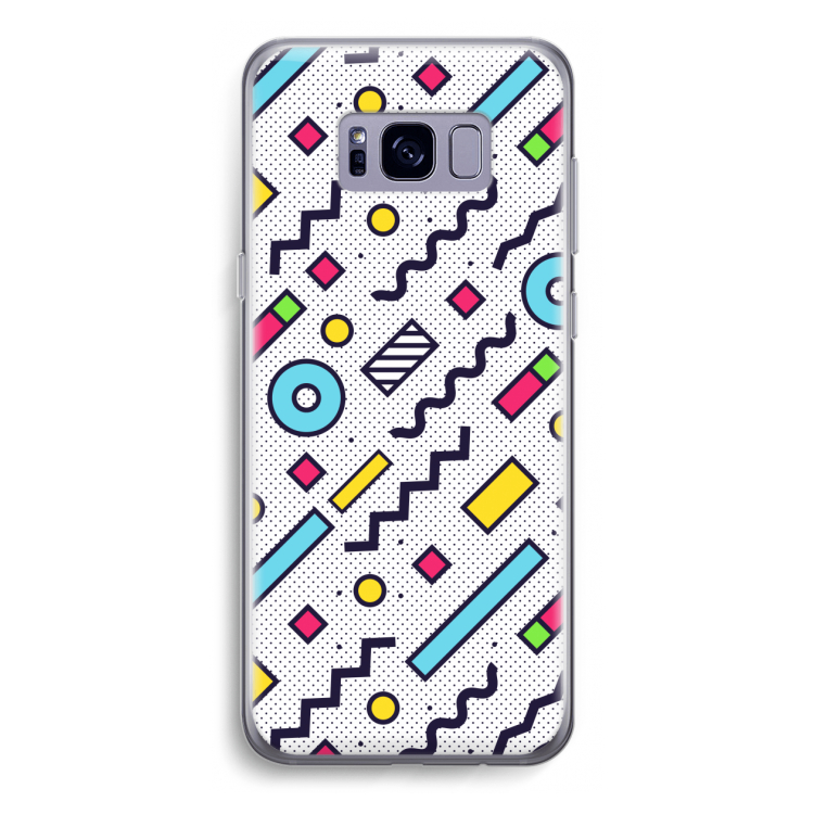 8-bit N°8: Samsung Galaxy S8 Transparant Hoesje
