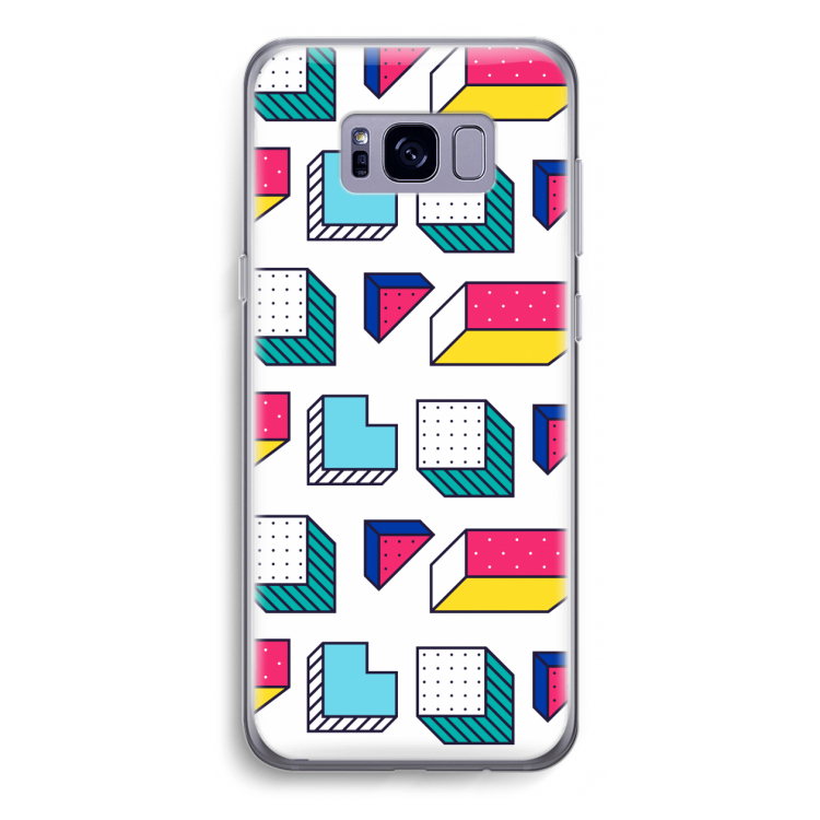 8-bit N°7: Samsung Galaxy S8 Transparant Hoesje