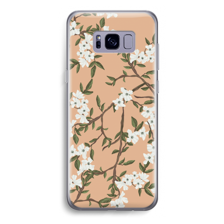 Blossoming spring: Samsung Galaxy S8 Transparant Hoesje