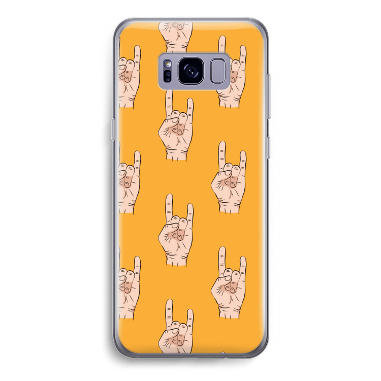 Rock: Samsung Galaxy S8 Transparant Hoesje