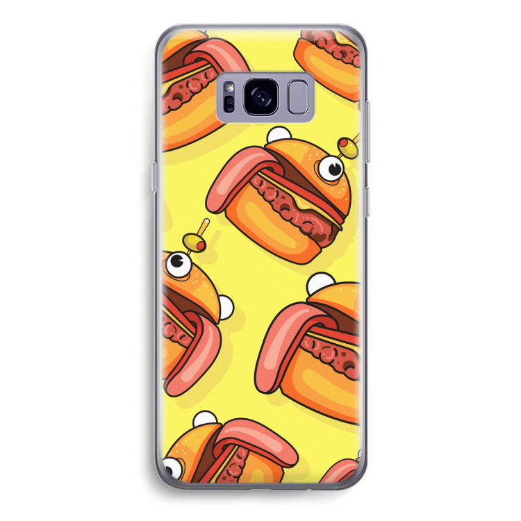Hamburger: Samsung Galaxy S8 Transparant Hoesje