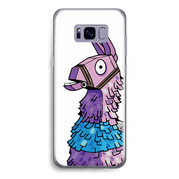 Lama: Samsung Galaxy S8 Transparant Hoesje