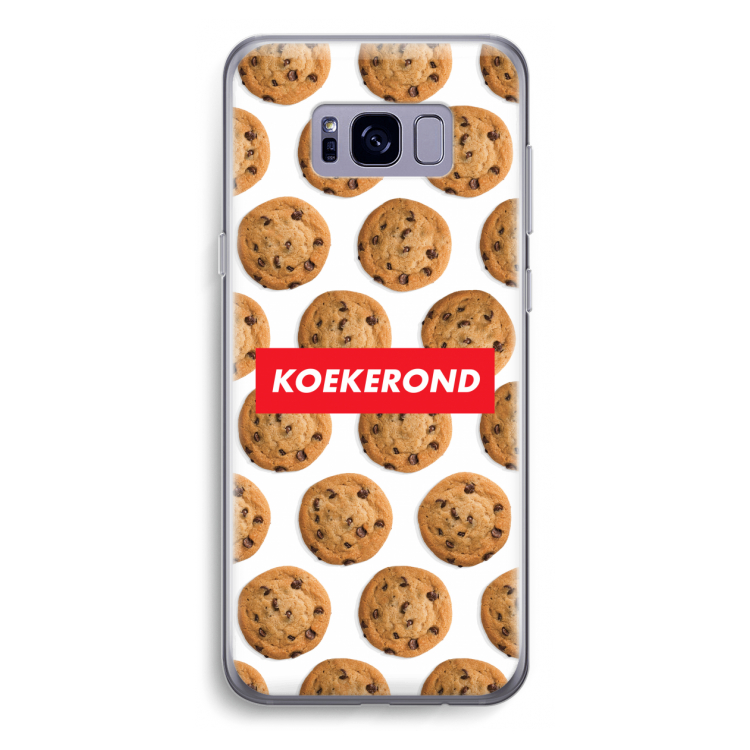 Koekerond: Samsung Galaxy S8 Transparant Hoesje