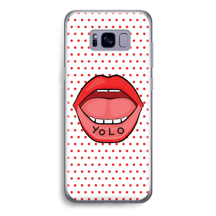 Yolo Denise: Samsung Galaxy S8 Transparant Hoesje