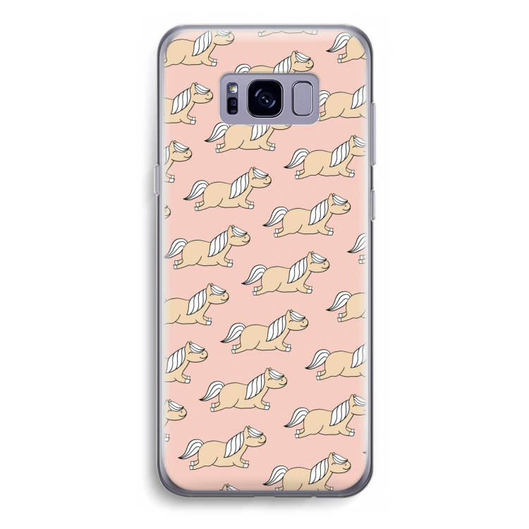 Ponys: Samsung Galaxy S8 Transparant Hoesje