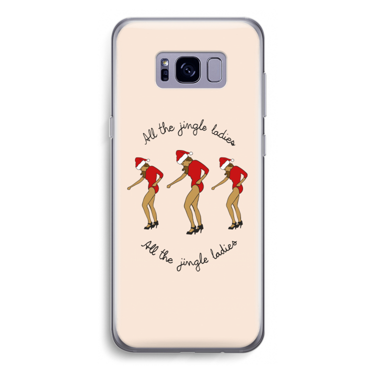 Jingle Ladies: Samsung Galaxy S8 Transparant Hoesje