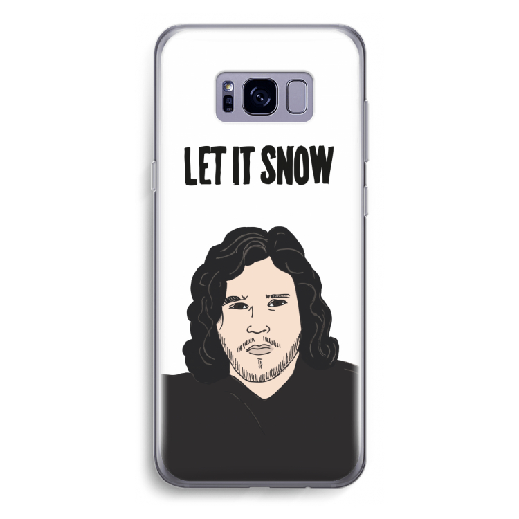 Let It Snow: Samsung Galaxy S8 Transparant Hoesje