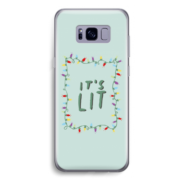 It's Lit: Samsung Galaxy S8 Transparant Hoesje