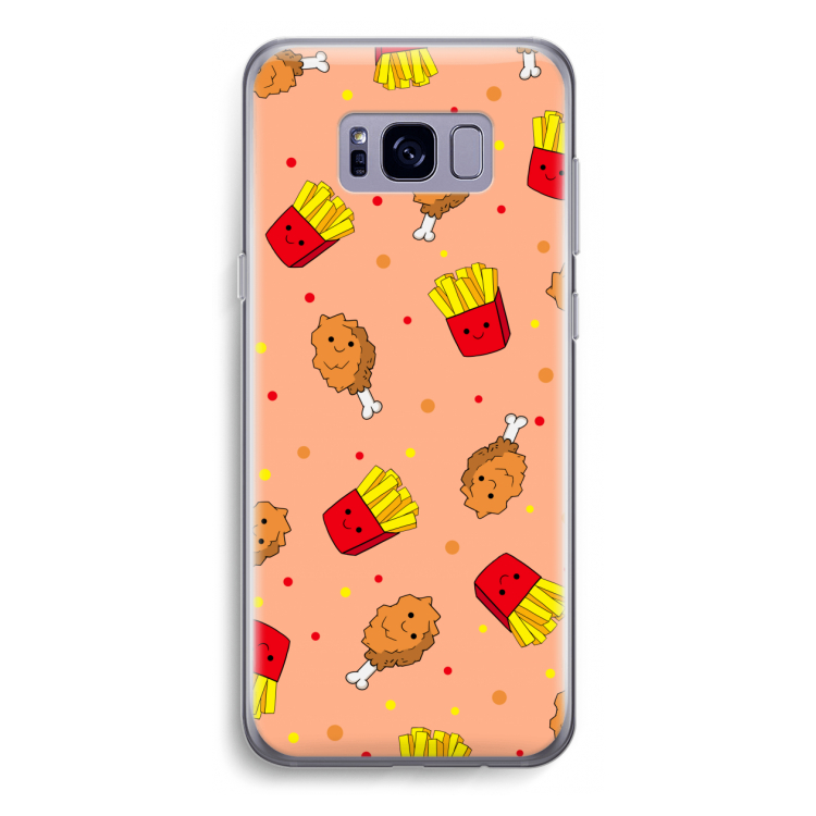 Chicken 'n Fries: Samsung Galaxy S8 Transparant Hoesje