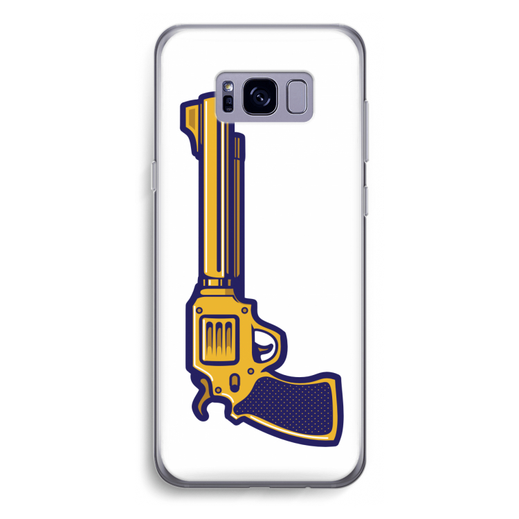 Pew Pew Pew: Samsung Galaxy S8 Transparant Hoesje