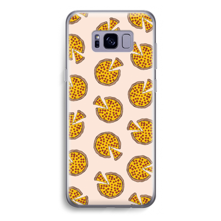 You Had Me At Pizza: Samsung Galaxy S8 Transparant Hoesje