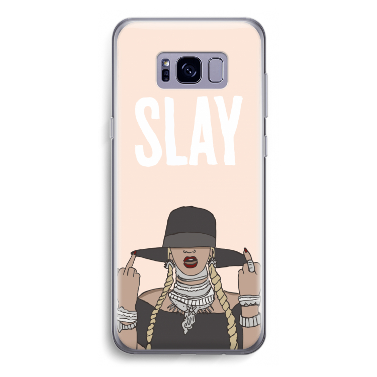 Slay All Day: Samsung Galaxy S8 Transparant Hoesje