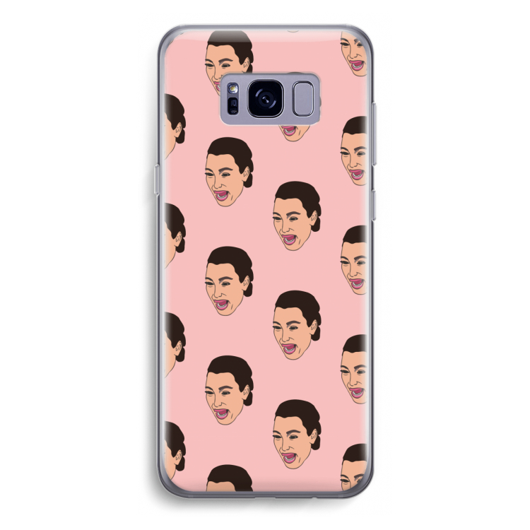 Ugly Cry Call: Samsung Galaxy S8 Transparant Hoesje