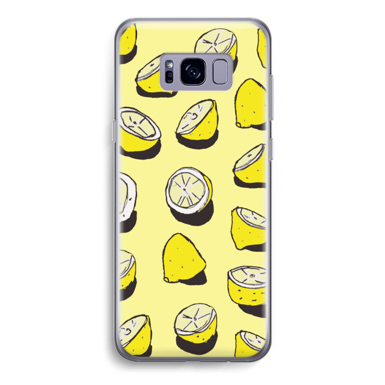 When Life Gives You Lemons...: Samsung Galaxy S8 Transparant Hoesje