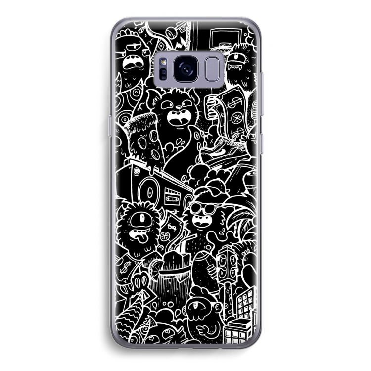 Vexx Black City : Samsung Galaxy S8 Transparant Hoesje