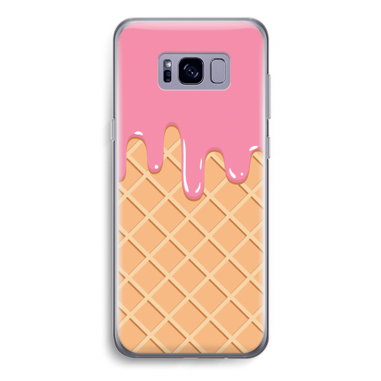 Ice cream: Samsung Galaxy S8 Transparant Hoesje