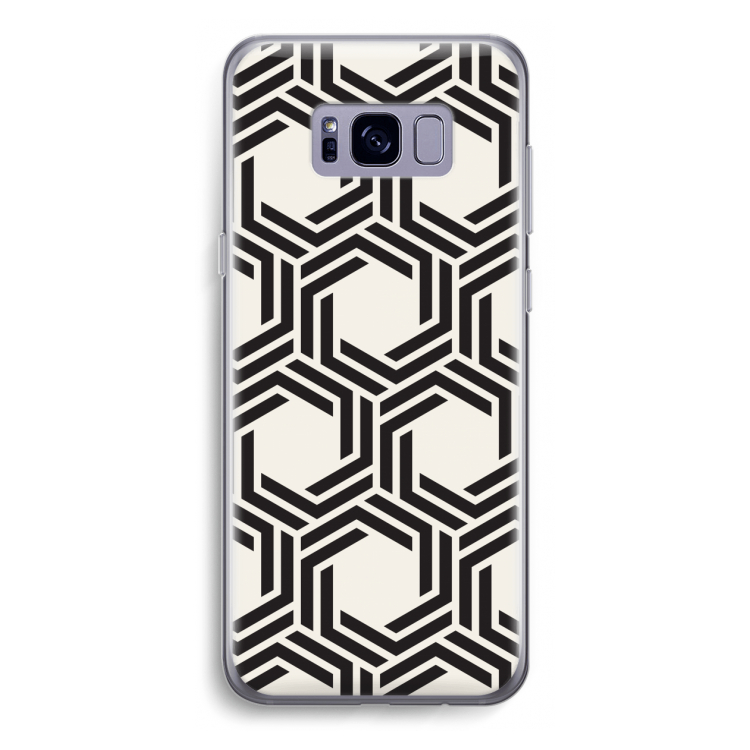 Geometrisch patroon: Samsung Galaxy S8 Transparant Hoesje