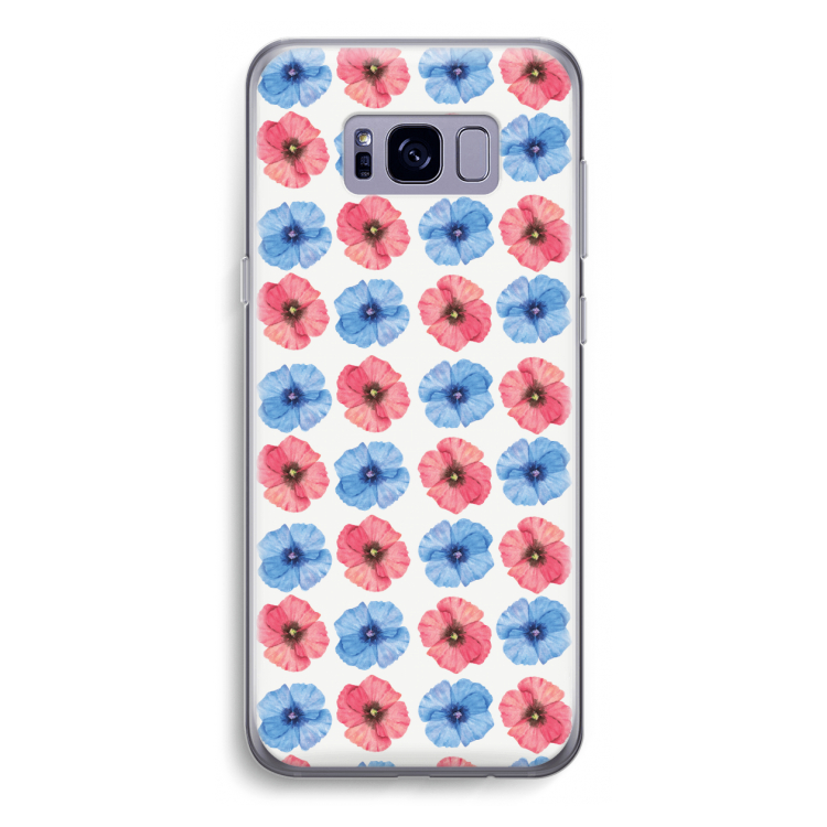 Klaproosjes: Samsung Galaxy S8 Transparant Hoesje